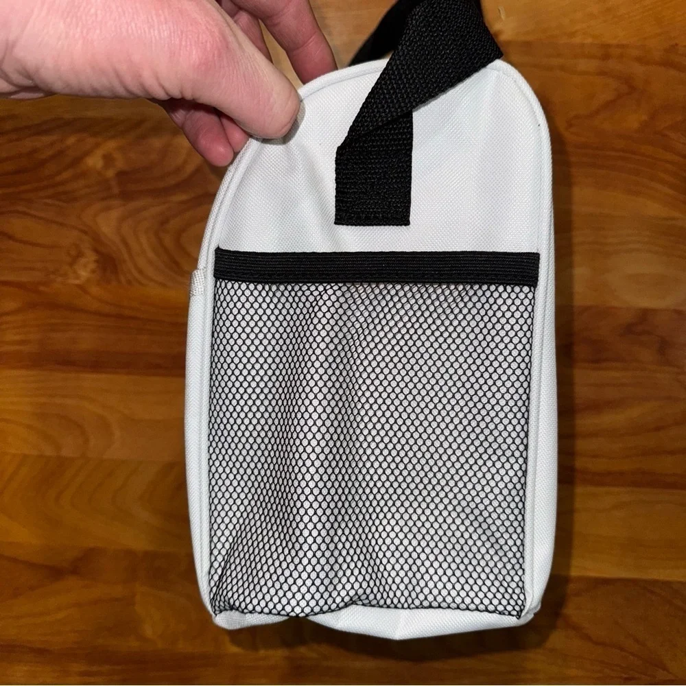 White Claw Hard Seltzer Small White Insulated Cooler Lunchbox Bag with Strap HTF